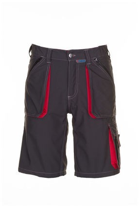 Basalt Shorts antrazit/rot